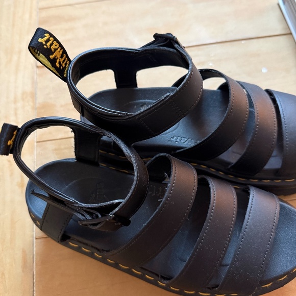 Dr Martens Blaire Quad Adjustable Buckle Strap Sandals - Picture 2 of 3